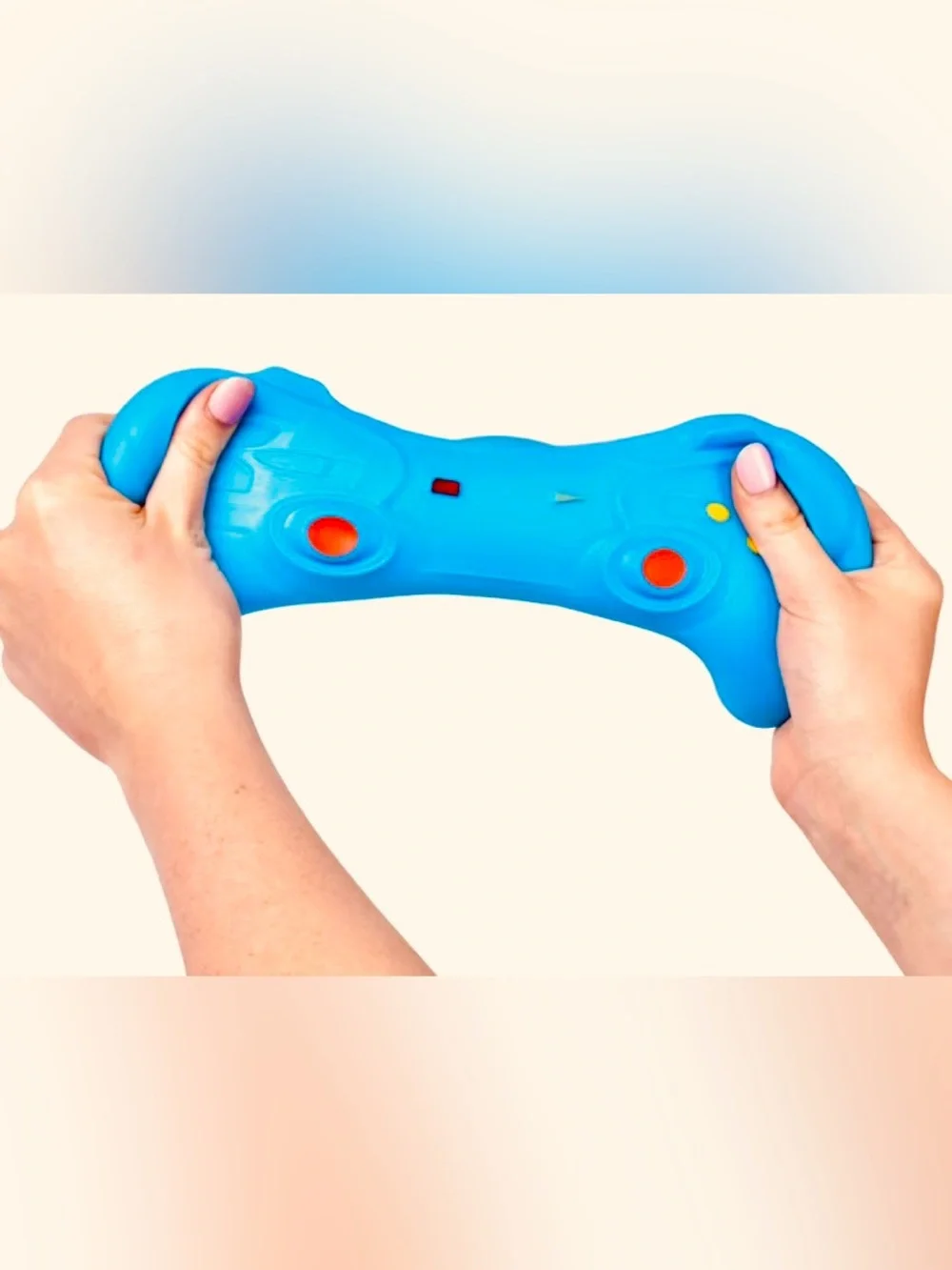 SUNNY DAYS SQUISHY GAME CONTROLLER BLUE ORIGINAL VIRAL TOYMENDOUS TOY NWT RARE!